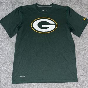 Mens NFL BIG G Green Bay Packers Nike Dri Fit T shirt M